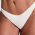 Cabo Bikiniunterteil mit hohem Beinausschnitt, Weiß