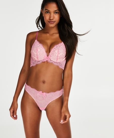 Vorgeformter Bügel-Push-up-BH Fifi, Rose