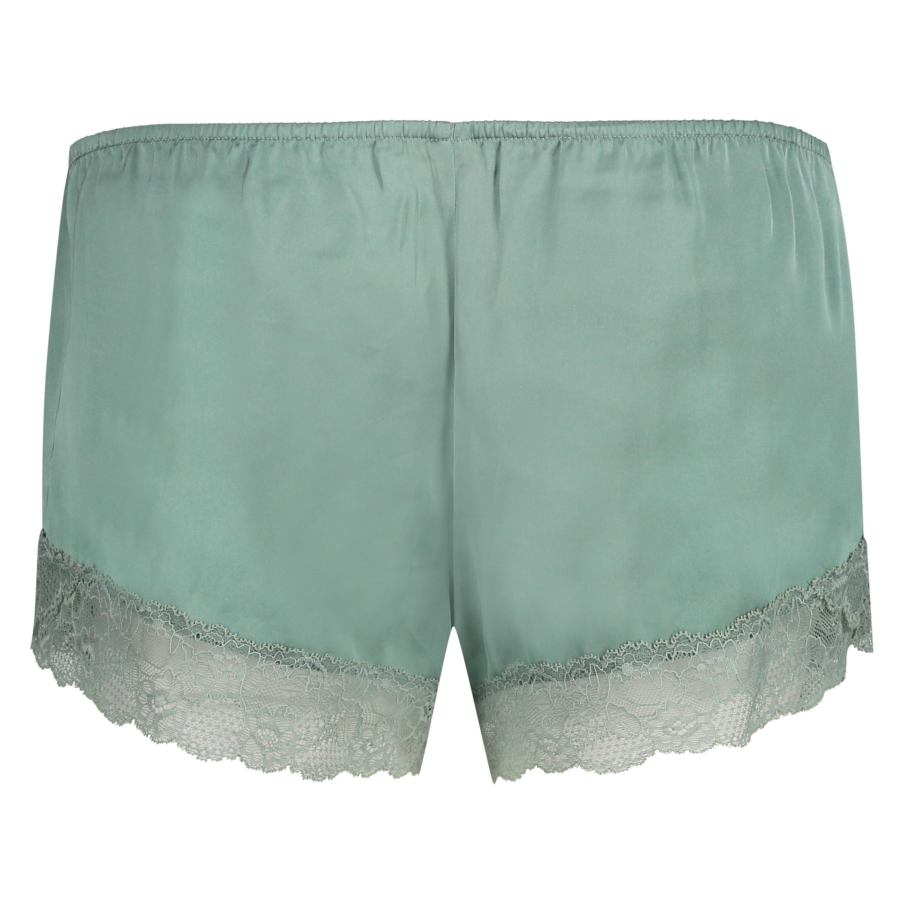 Short de pyjama Satin, Vert, main