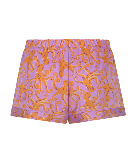 Pyjama-Shorts Satin, Lila