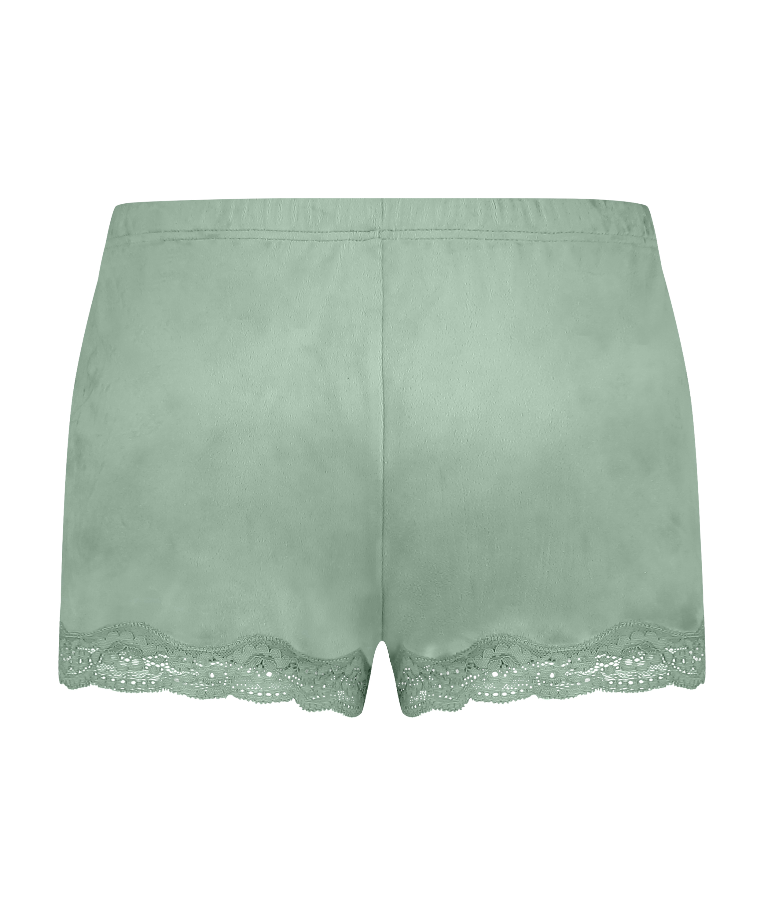 Short velours dentelle, Vert, main