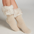 Chaussettes pour bottes, Blanc