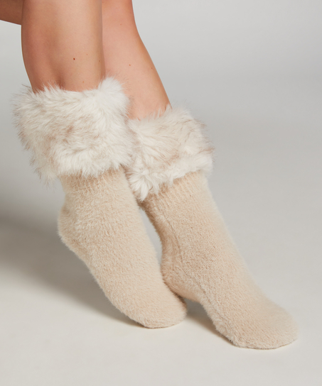 Chaussettes pour bottes, Blanc