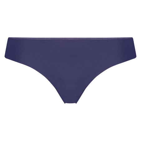 String Invisible Lace back, Bleu