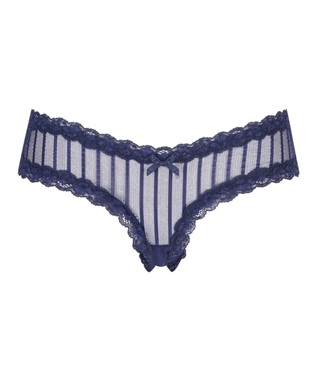 Brazilian V-shape mesh, Blau
