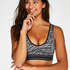 Nahtloser Bralette Eliza, Grau