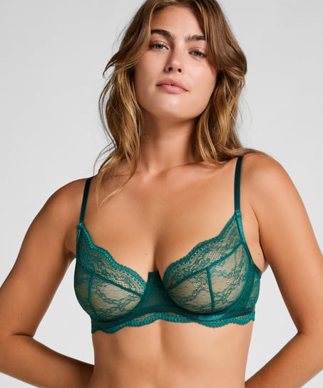 Soutien-gorge non-rembourr&eacute; &agrave; armatures Isabelle, Vert