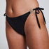 Bikini Slip mit hohem Beinausschnitt Yucatan, Schwarz
