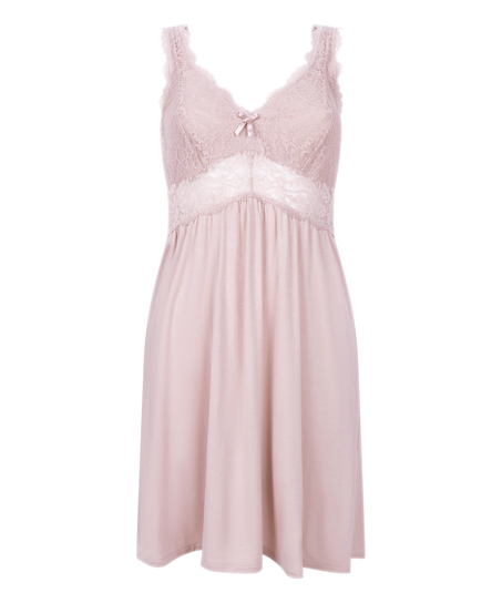 Slipdress Nora Lace, Rose