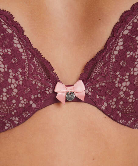 Vorgeformter Push-up B&uuml;gel-BH Rose, Rot