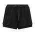 Short velours, Noir