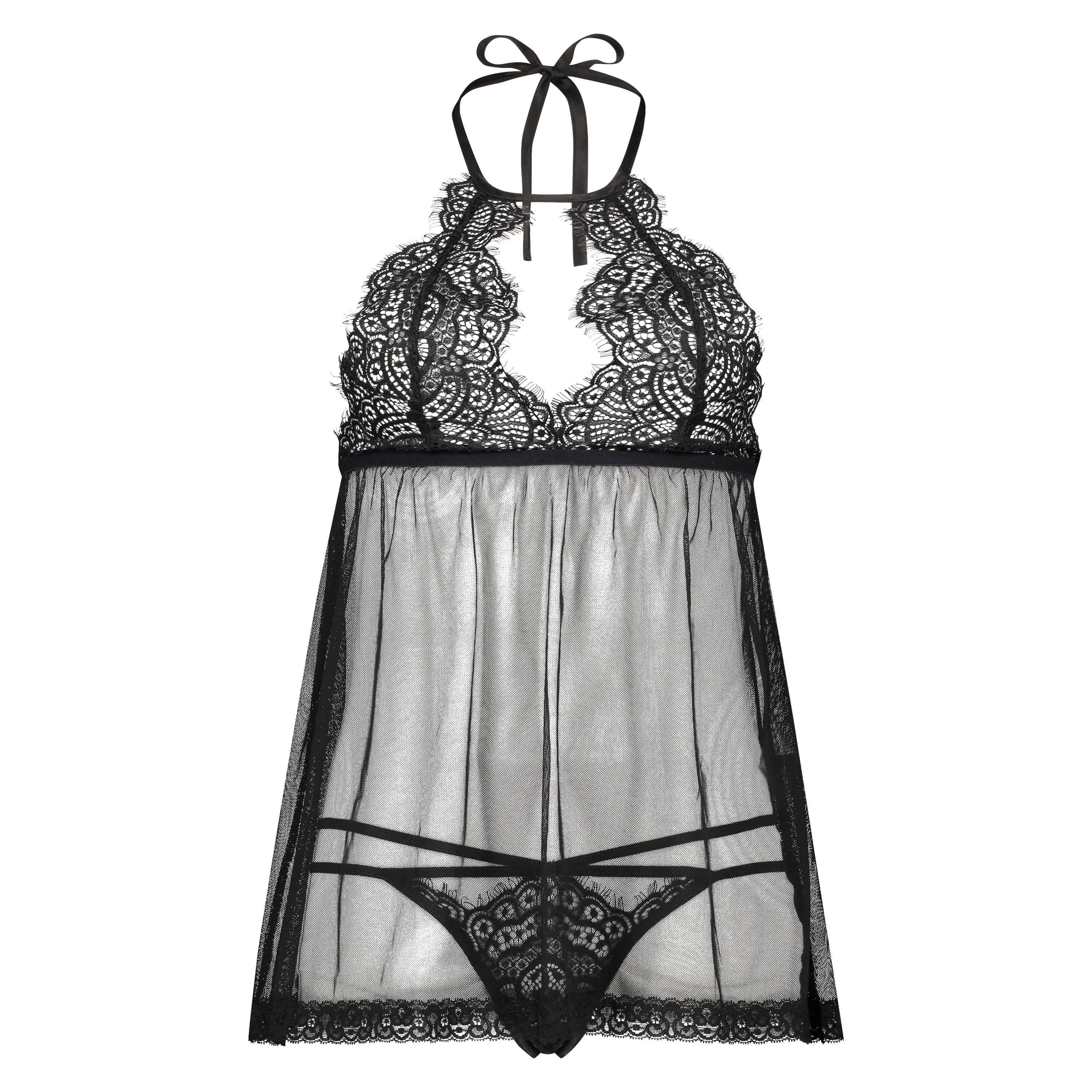 Babydoll Lace, Schwarz, main
