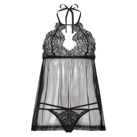 Babydoll Lace, Schwarz