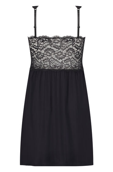 Hunkemöller Nora Lace Slip Dress Black