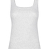 Singlet-Tanktop aus weicher Baumwolle, Grau