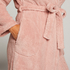 Bademantel Fleece, Rose
