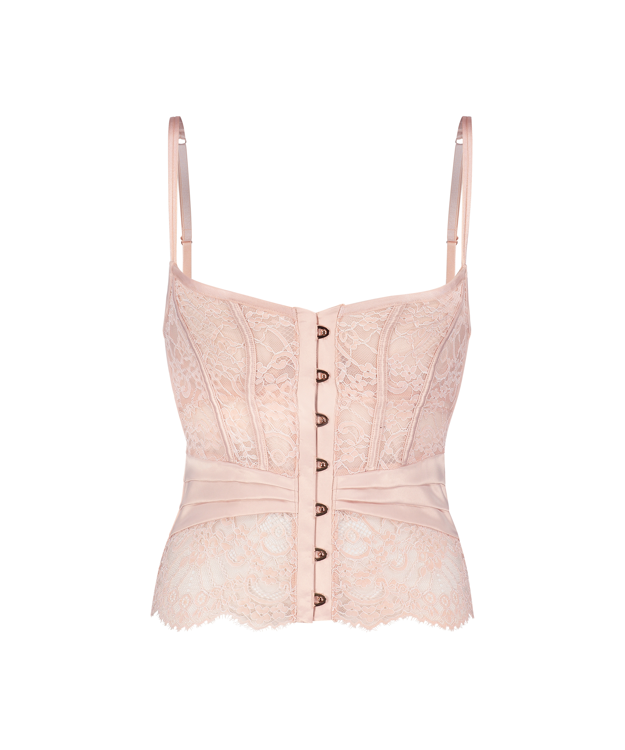 Wattiertes B&uuml;gel-Bustier Amelia, Rose, main