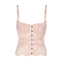 Wattiertes B&uuml;gel-Bustier Amelia, Rose