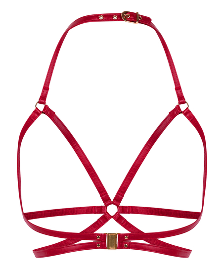 Offener Bralette, Rot