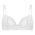 Pointelle Vorgeformter Bügel-BH, Weiß