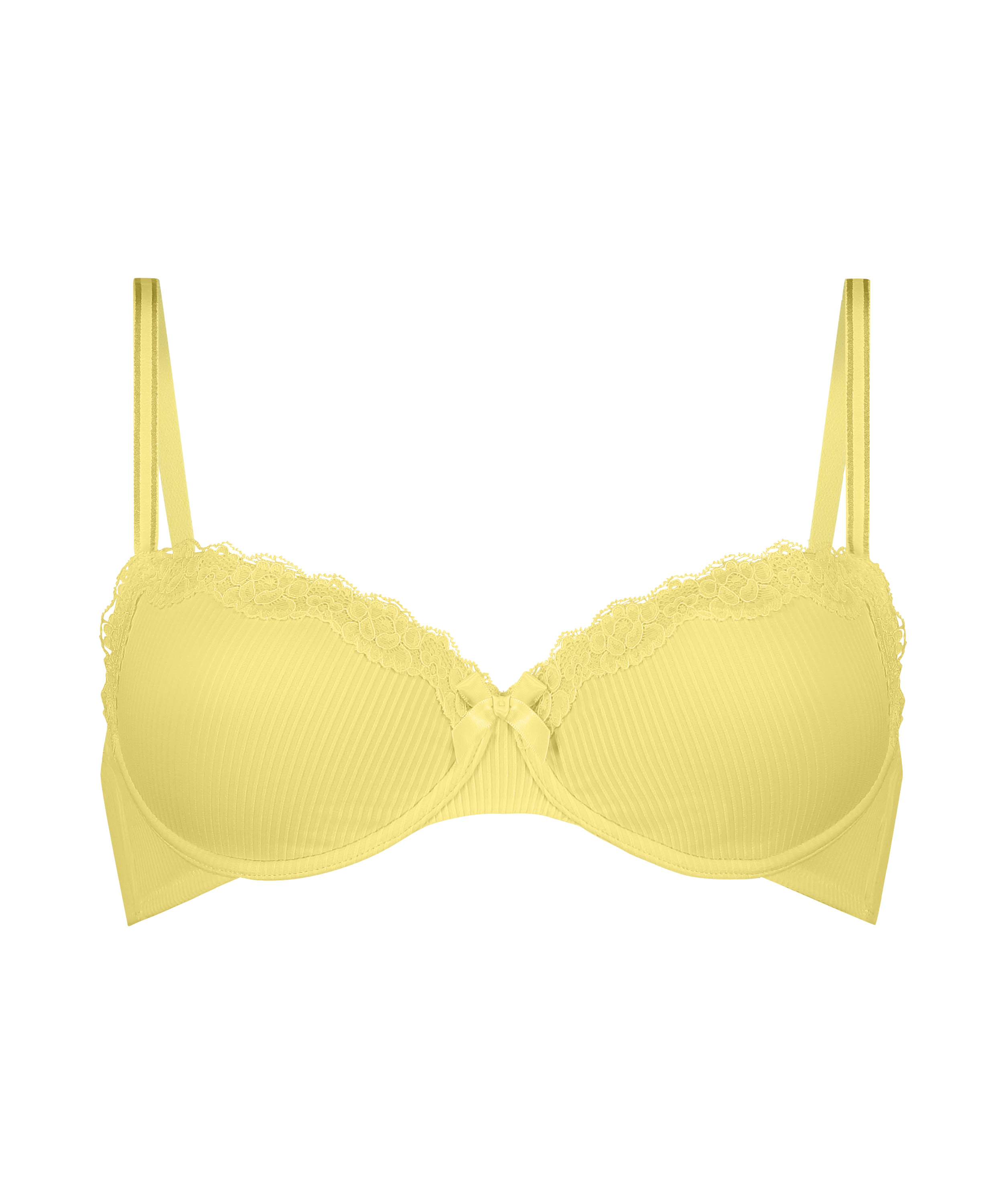 Soutien-gorge à armatures rembourré Lola, Jaune, main