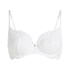 Soutien-gorge à armatures non-préformé Marine, Blanc