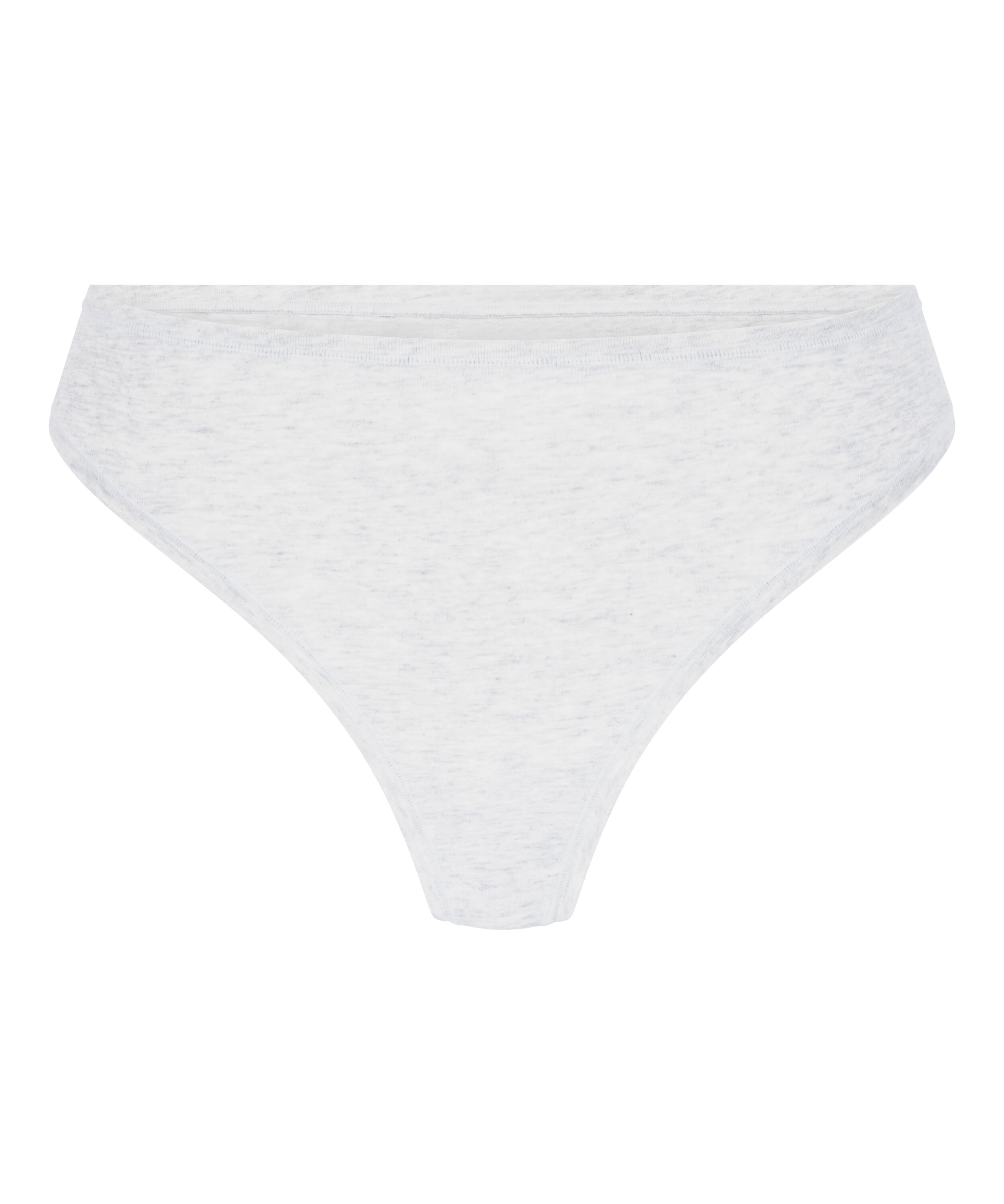 Tanga en coton doux, Gris