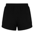 Essential-Shorts aus Ripp-Jersey, Schwarz