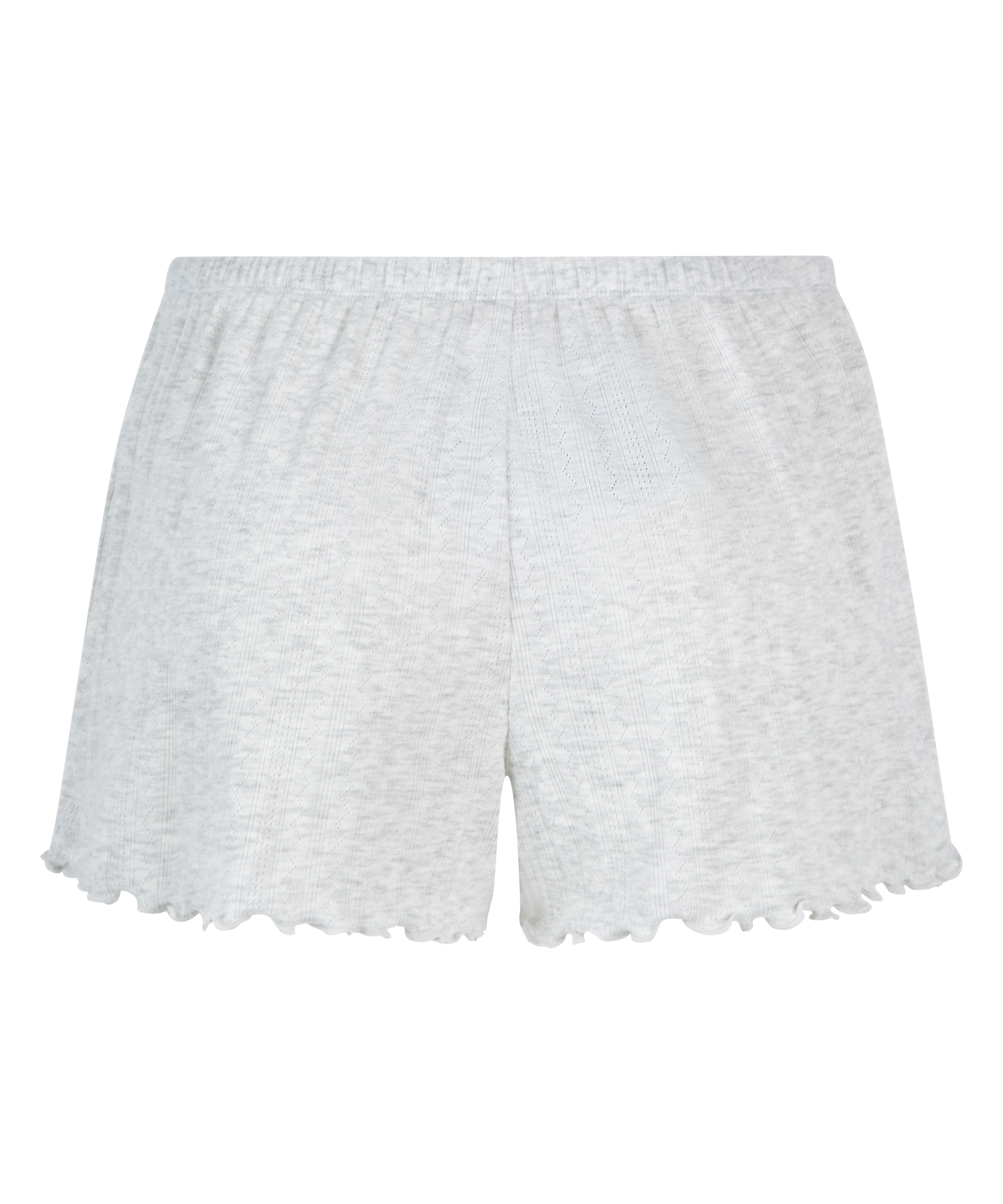 Pyjama-Shorts Pointelle, Beige, main
