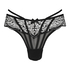 Slip br&eacute;silien taille haute Kirsty, Noir