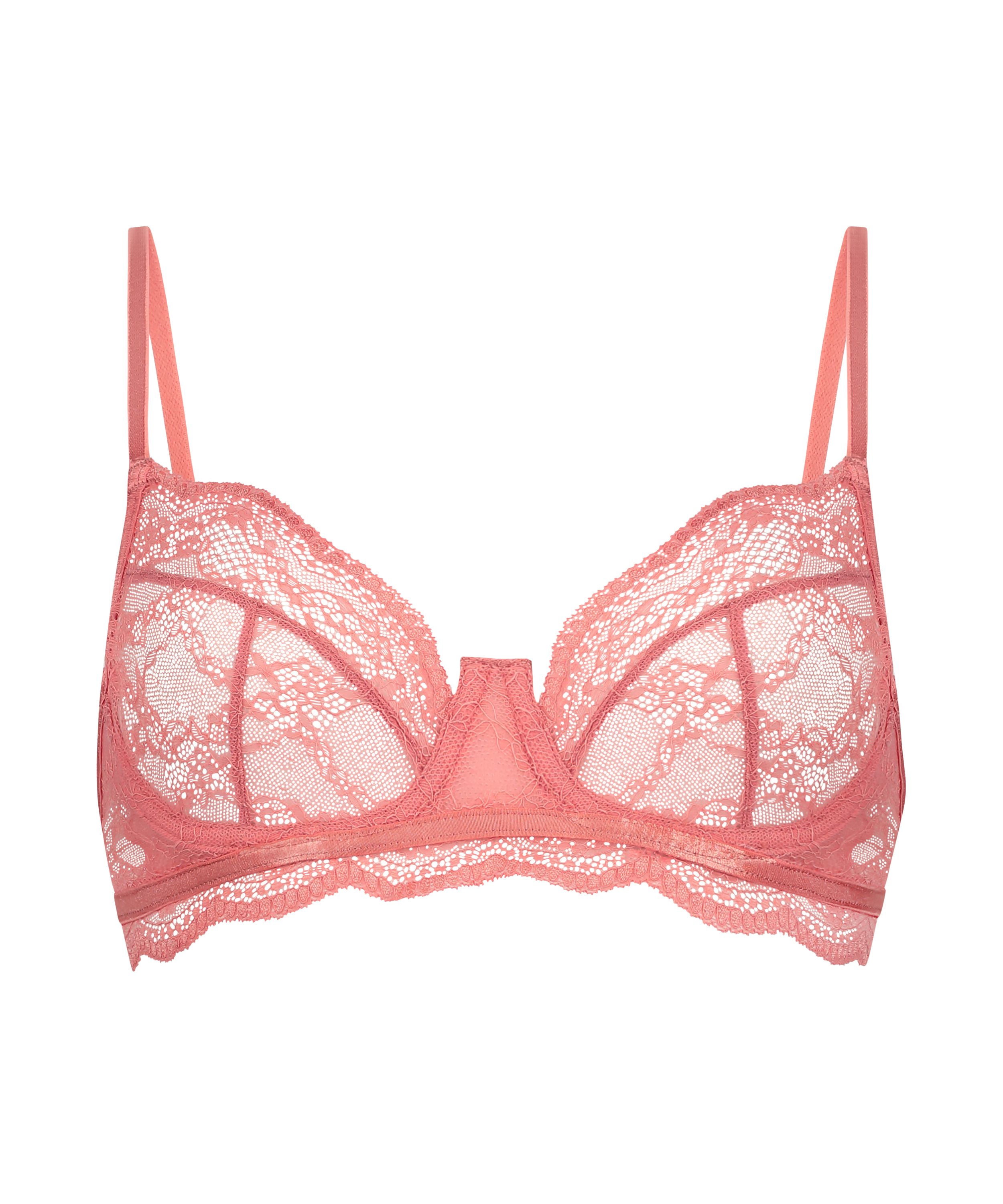 Soutien-gorge non-rembourré à armatures Isabelle, Rose, main