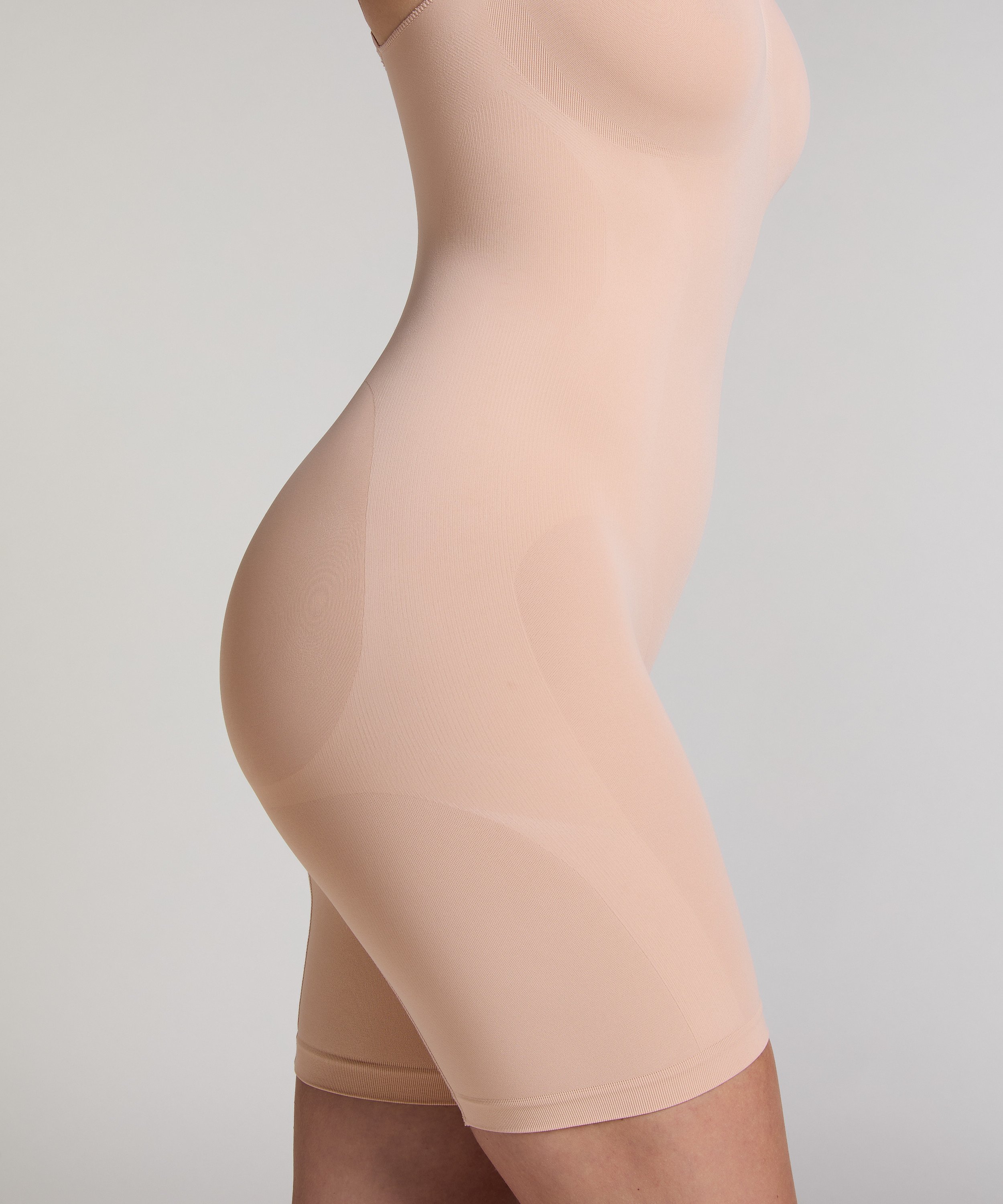 Nahtloser korrigierender Thigh Slimmer, Beige, main