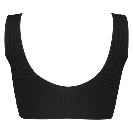 Nahtloser Bralette, Schwarz