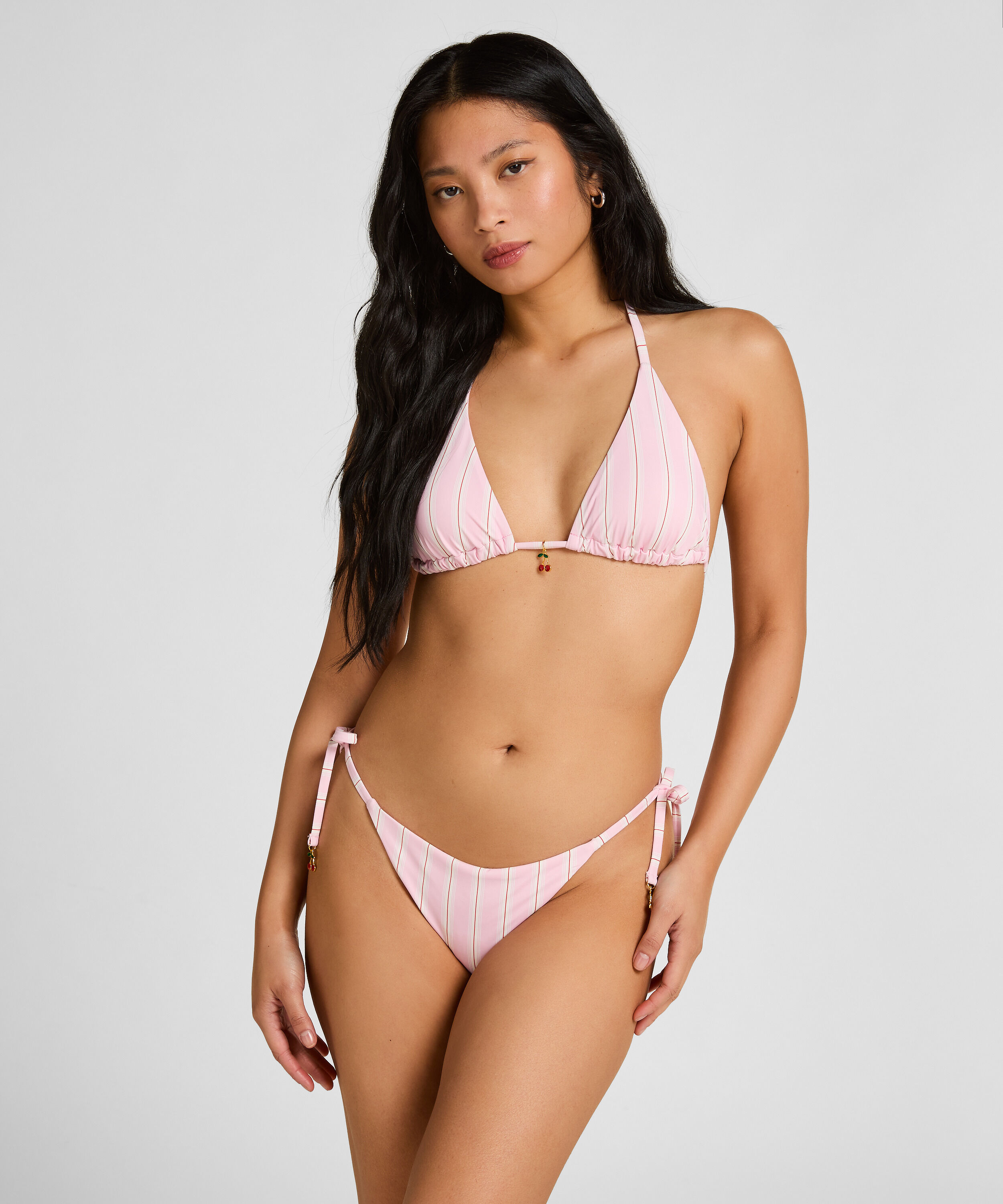Highleg Bikinihose Corfu, Rose