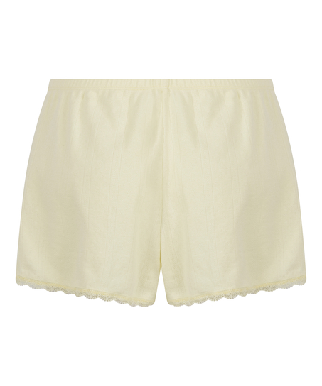 Short Pointelle, Jaune