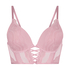 Soutien-gorge Push-Up rembourré à armatures longline Selina, Rose