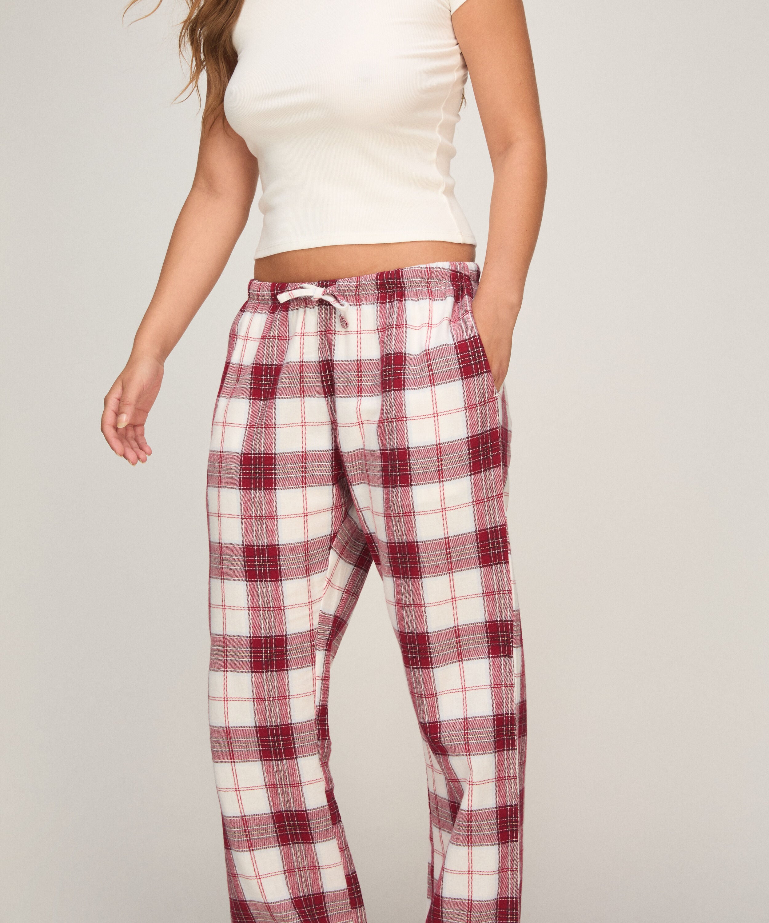 Pyjamahose aus Flanell