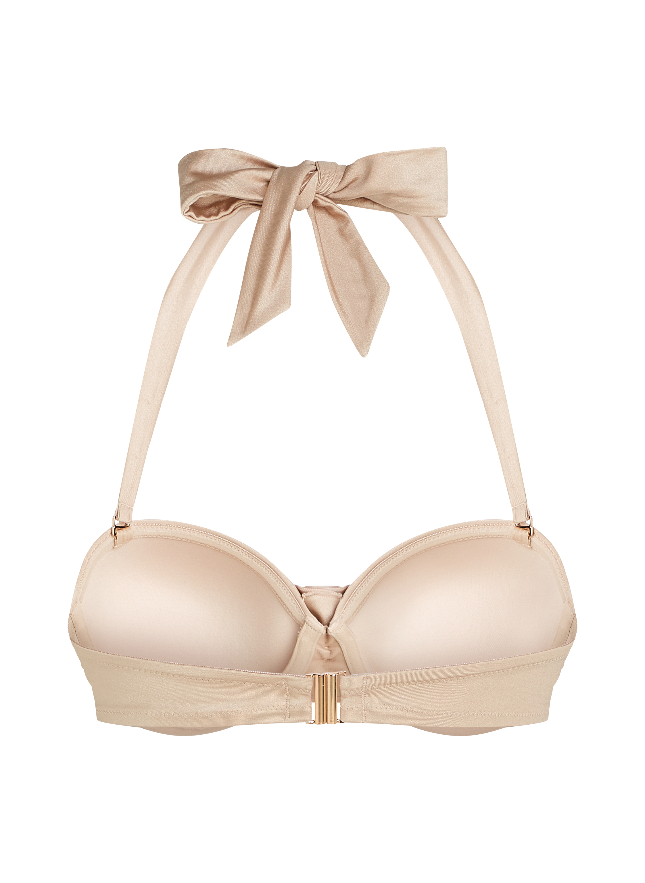 Haut de bikini bandeau Lima, Beige, main