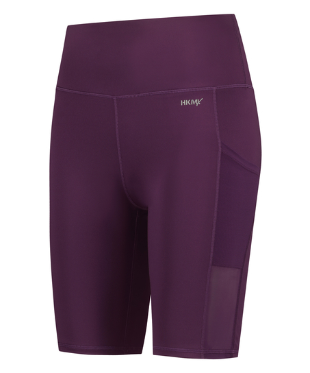 Short cycliste taille haute HKMX, Violet