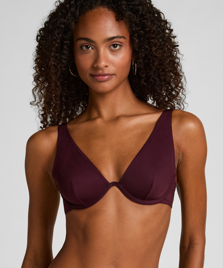 Haut de bikini en néoprène, Violet