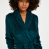 Peignoir Fleece, Bleu