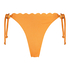 Bikini Slip Cheeky Tanga Scallop Lurex, Orange