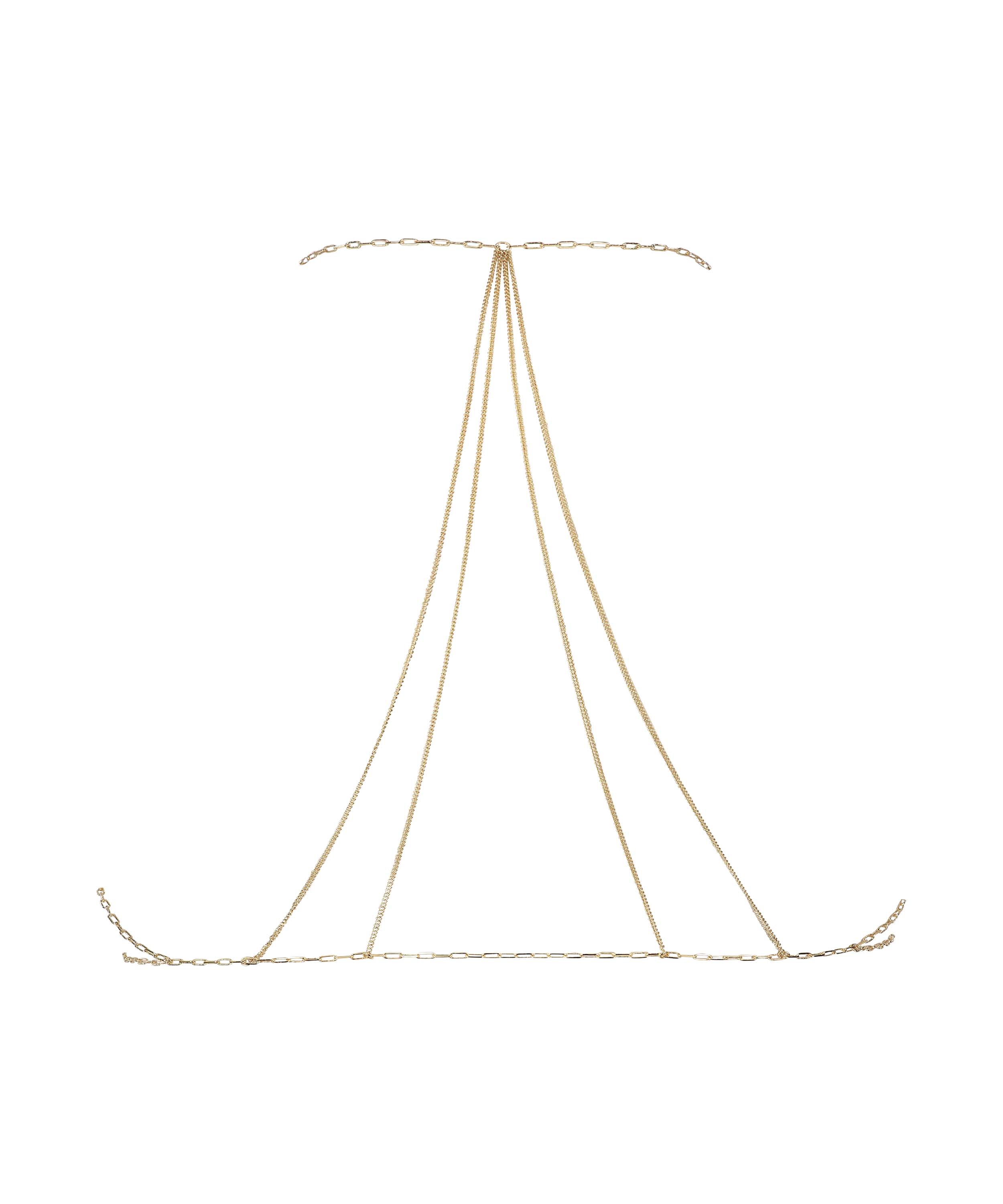 Bralette Chain, Gelb, main