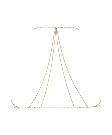 Bralette Chain, Gelb