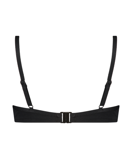 Haut de bikini à armatures non-préformé Scallop Glam, Noir