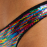 Bikini Slip Rio Pride, Schwarz