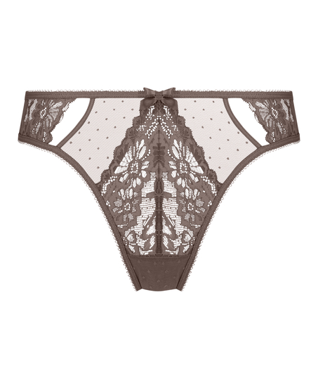 Slip brésilien Sylvie, marron