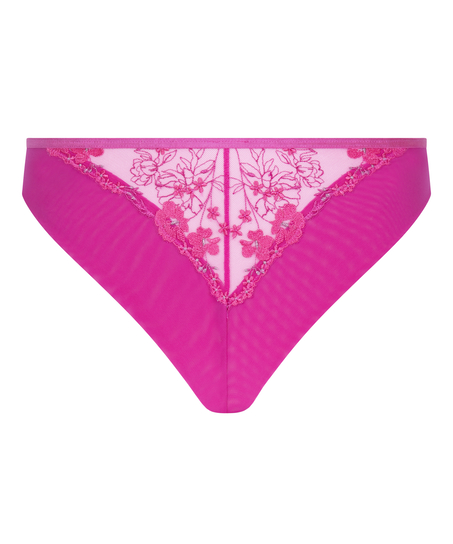 Culotte br&eacute;silienne &eacute;chancr&eacute;e Peonie, Rose