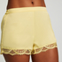Short de pyjama Satin, Jaune