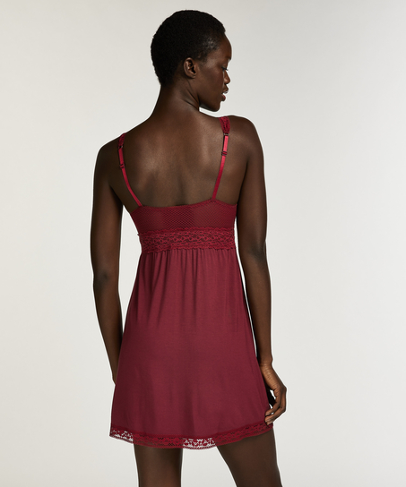 Slipdress Jersey Grafic Lace, Lila